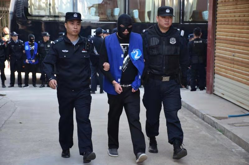 以李剑为首的恶势力犯罪集团案件基本情况(10月15日辨认现场 桐城