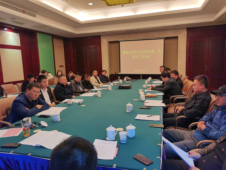 桐城市青年企业家协会第二次筹备工作会议召开(图1)