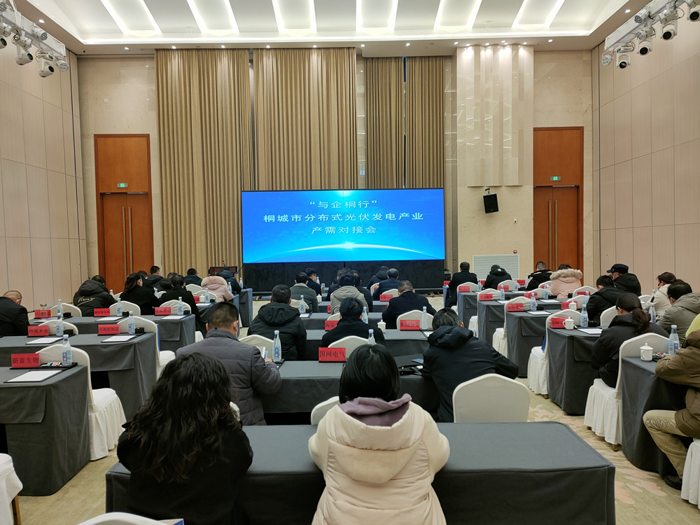 首场与企桐行”桐城市分布式光伏产业产需对接会召开.jpg