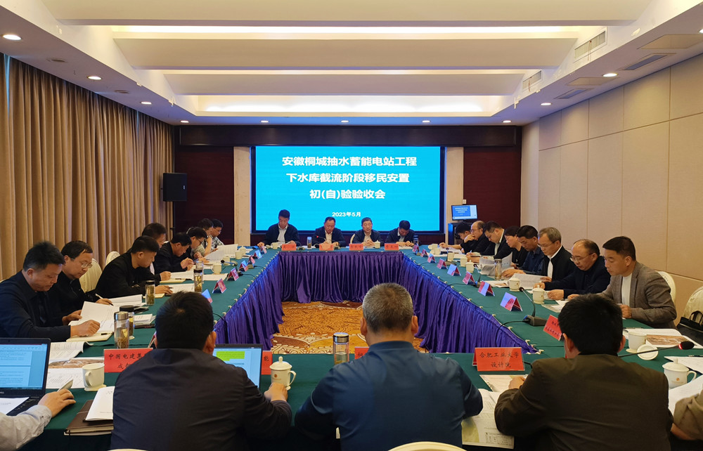 安徽桐城抽水蓄能电站工程下水库截流阶段移民安置初（自）验验收会.jpg