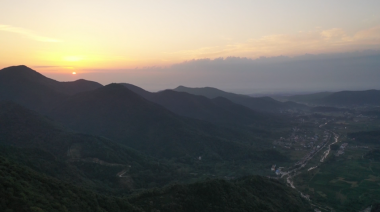 秋到龙眠山 晨光美如画