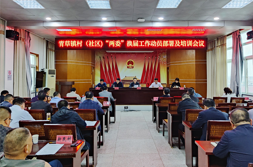 图为青草镇村（社区）“两委”换届选举动员大会现场.jpg
